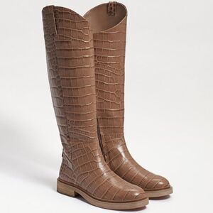 Sam Edelman Fable Tall Cowboy cowgirl Croc Boots size US 9